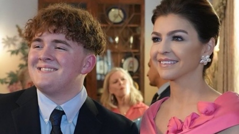 Casey DeSantis greets a constituent at the 2025 Florida Heroes Convention