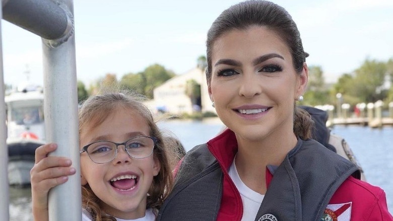 Casey DeSantis and daughter Madison DeSantis with the Florida Fish and Wildlife Conservation Commission (2023)