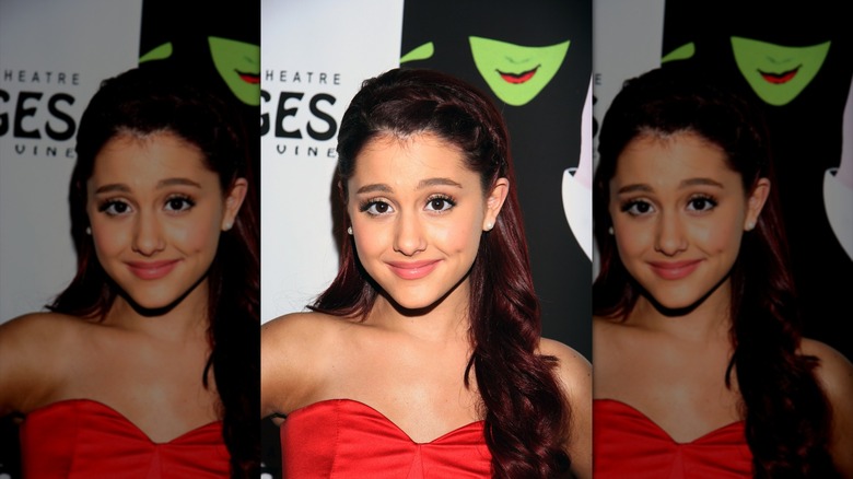 Ariana Grande at the Los Angeles premiere of "Wicked" in 2011