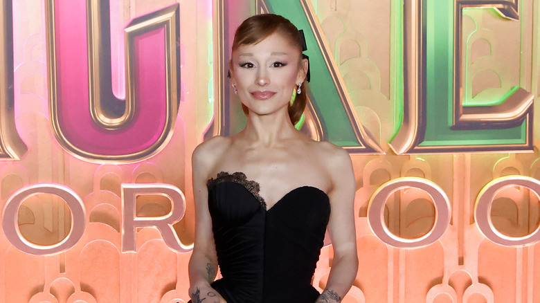 Ariana Grande at the "Wicked: For Good" premiere