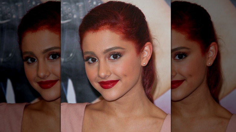 Ariana Grande photographed during a CD signing for "Victorious: Music From The Hit TV Show" in 2011