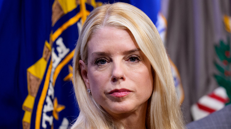 Pam Bondi staring