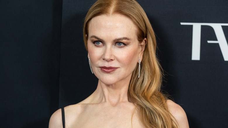 Nicole Kidman posing on the red carpet