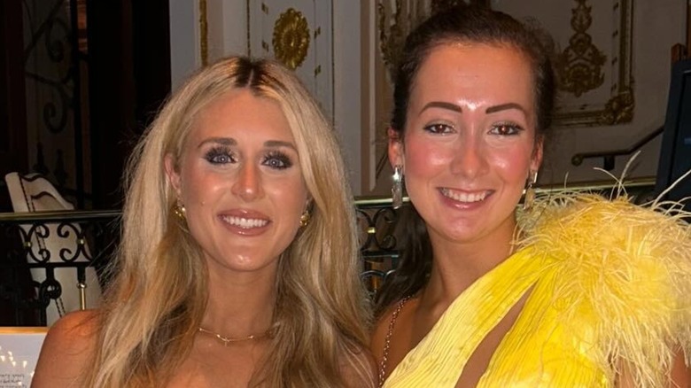 Riley Gaines posing with a friend