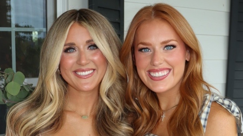 Riley Gaines smiling with a friend