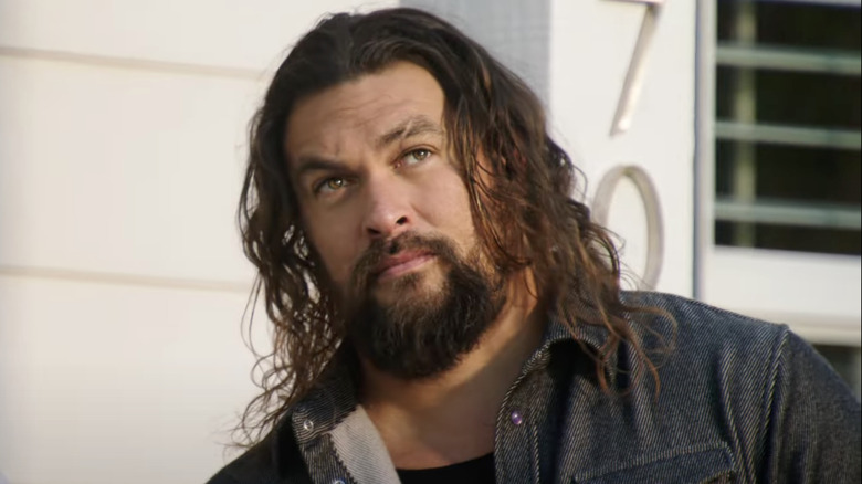 Jason Momoa in the T-Mobile Flashdance Super Bowl commercial