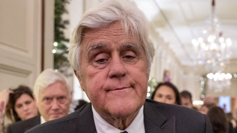 Jay Leno attends the Kennedy Center Honorees reception at the White House in Washington, DC (2023)