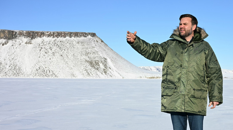 JD Vance spends time in Greenland