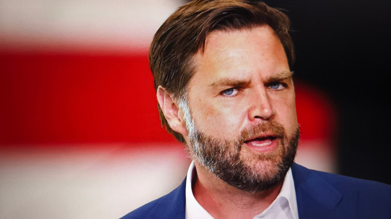 JD Vance giving a speech