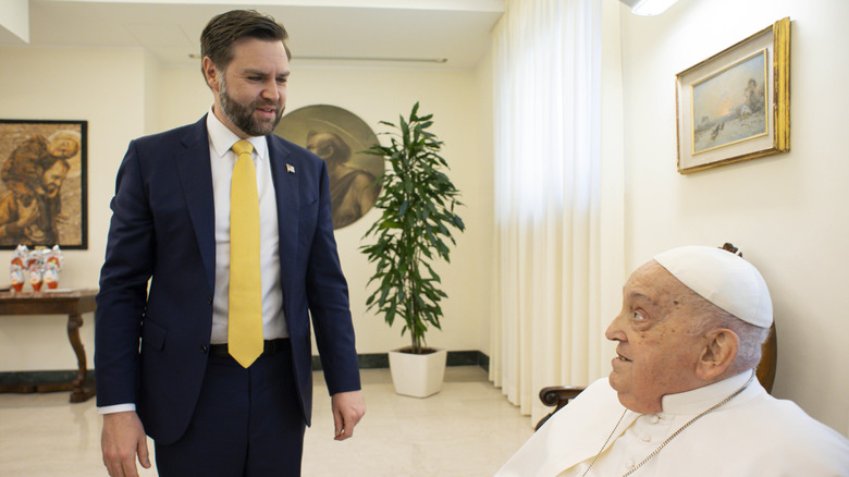 JD Vance with Pope Francis