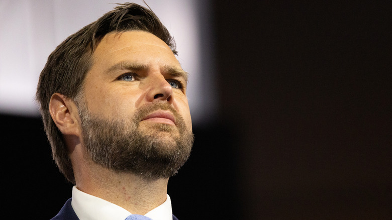 Low-angle photo of JD Vance