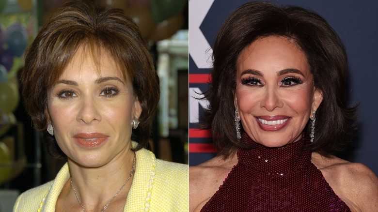 Side-by-side images of Jeanine Pirro in 2005 vs. Jeanine Pirro in 2025