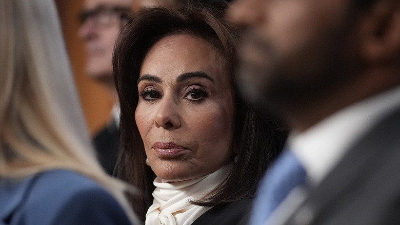 Jeanine Pirro attends a news conference at the Department of Justice in Washington, DC (2025)