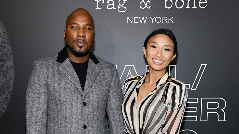 Jeannie Mai & Jeezy posing