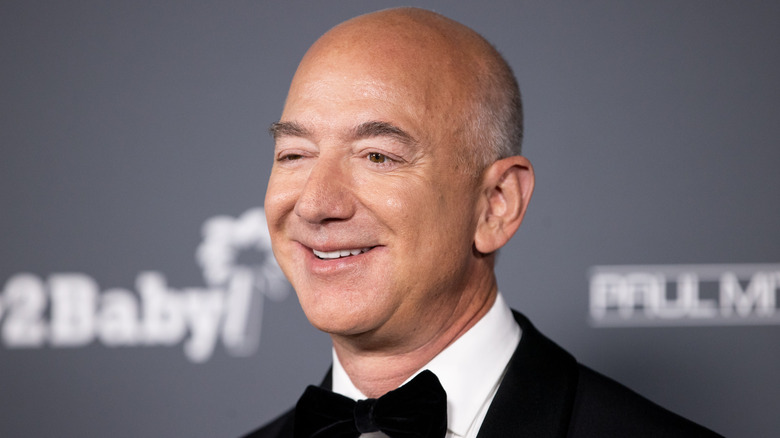 Jeff Bezos attends the Baby2Baby 10-Year Gala presented by Paul Mitchell at Pacific Design Center on November 13, 2021 in West Hollywood, California (2021)