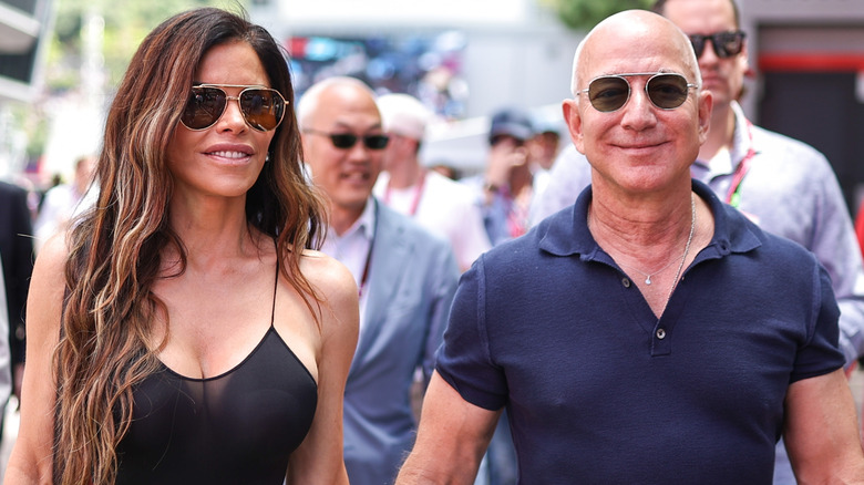 Lauren Sánchez and Jeff Bezos in Monaco, May 2025