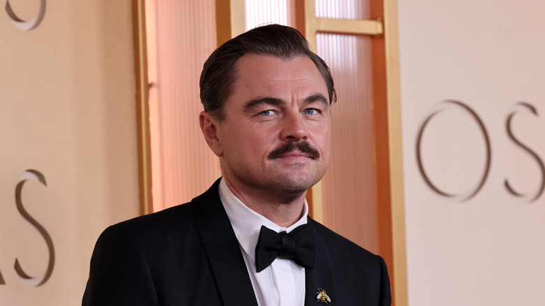 Leonardo DiCaprio smiling