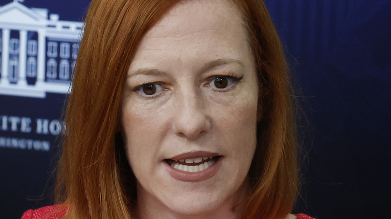 White House Press Secretary Jen Psaki speaking