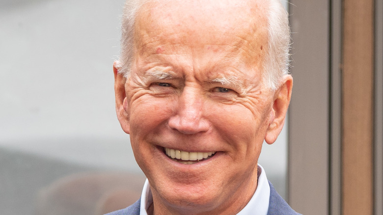 Joe Biden smiling