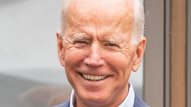 Joe Biden smiling