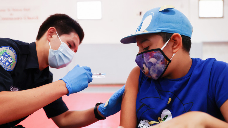 Vaccination drive in California