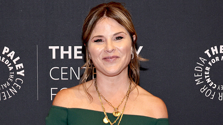 Jenna Bush Hager smiles at the 70th anniversary celebration of NBC's 