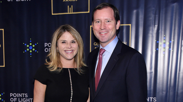 Jenna Bush Hager and Henry Hager at the 2019 The George H.W. Bush Points Of Light Awards Gala