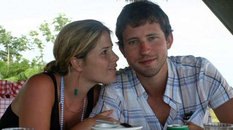 Jenna Bush Hager and Henry Hager in a throwback photo