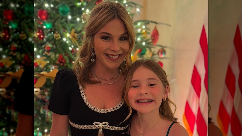 Jenna Bush Hager posing with her daughter