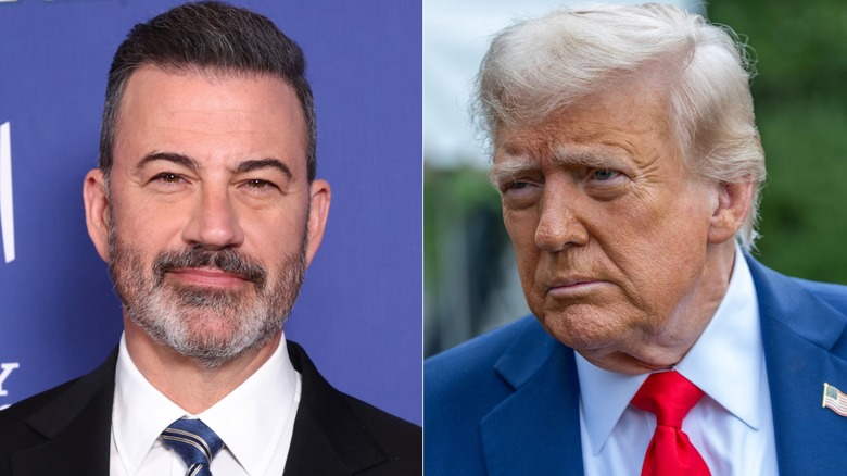 Composite image of Jimmy Kimmel and Donald Trump