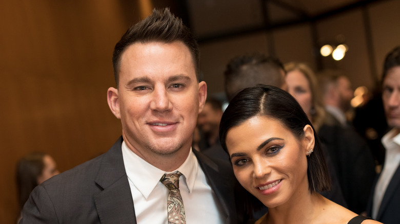 Channing Tatum and Jenna Dewan at an event.