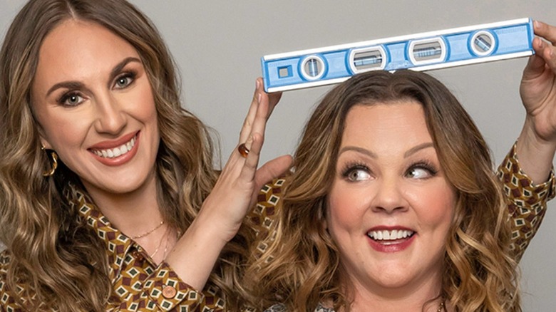 Jenna Perusich and Melissa McCarthy smiling