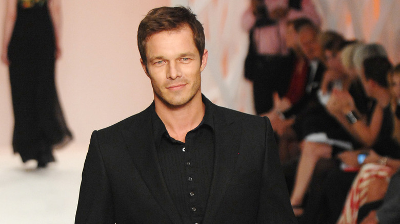 Paul Sculfor walking the runway