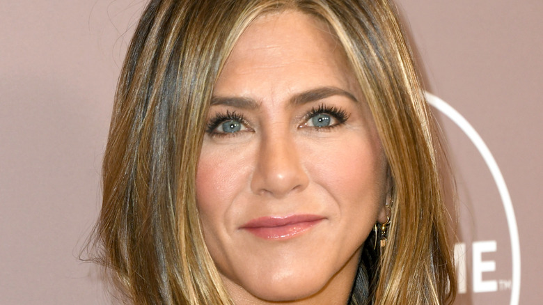 Jennifer Aniston on the red carpet. 