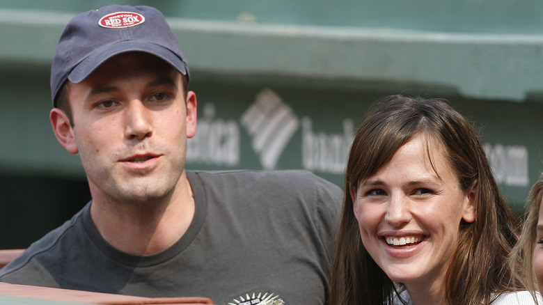 Ben Affleck and Jennifer Garner smiling