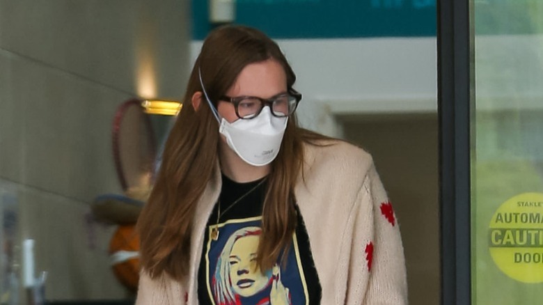 Violet Affleck is seen in Los Angeles, CA (2024)