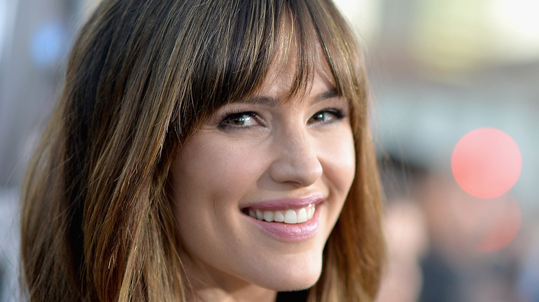 Jennifer Garner smiles for a photo. 