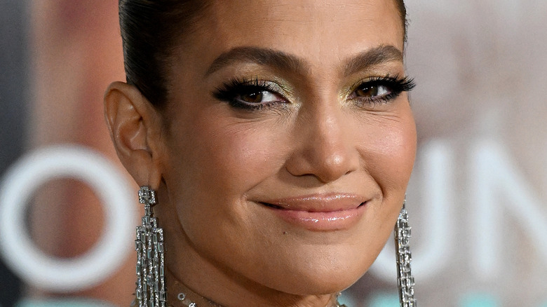 Jennifer Lopez smiling