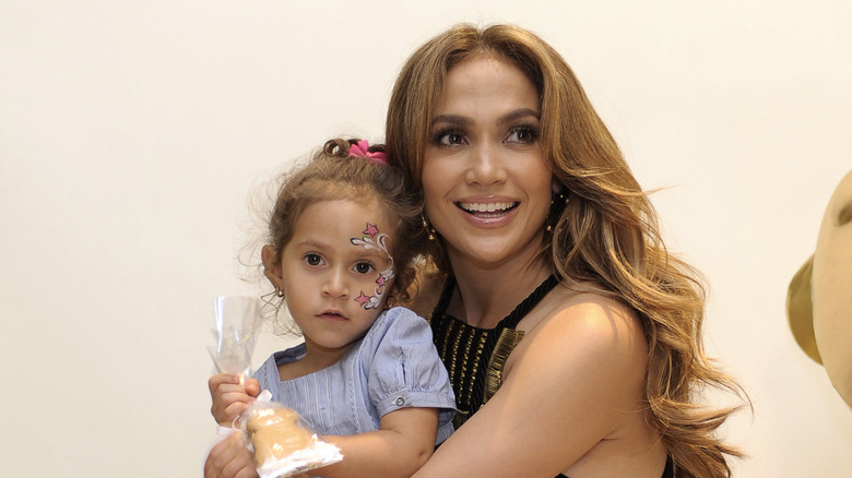 Jennifer Lopez and daughter Emme 