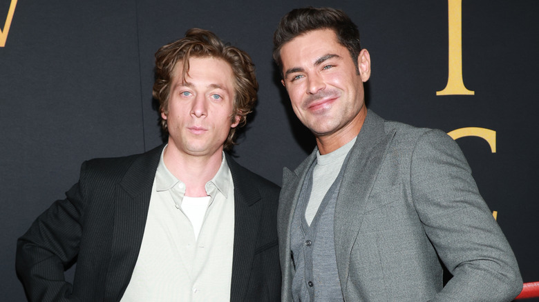 Jeremy Allen White and Zac Efron on the red carpet