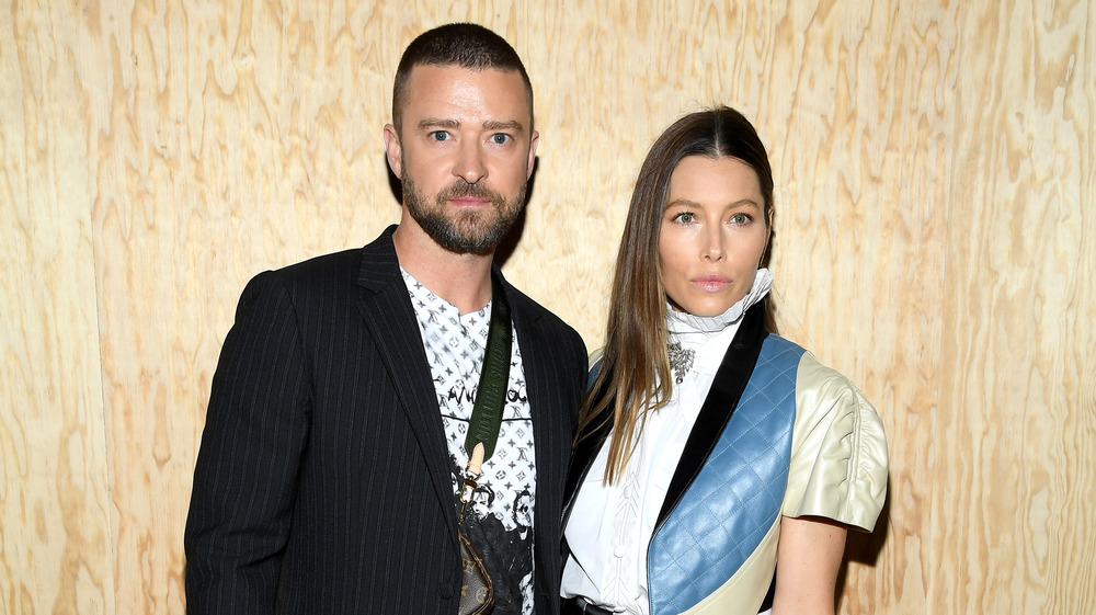 Jessica Biel and Justin Timberlake at an event