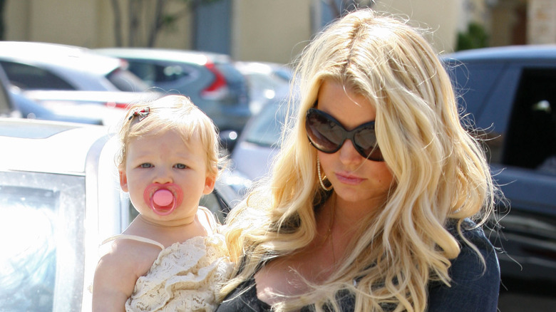 Jessica Simpson and daughter Maxwell