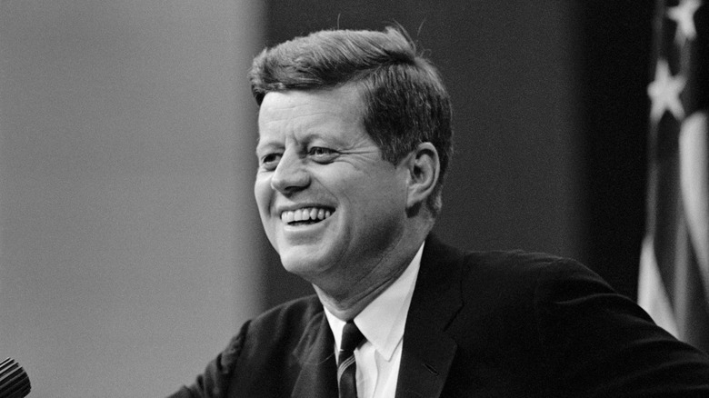 JFK smiling