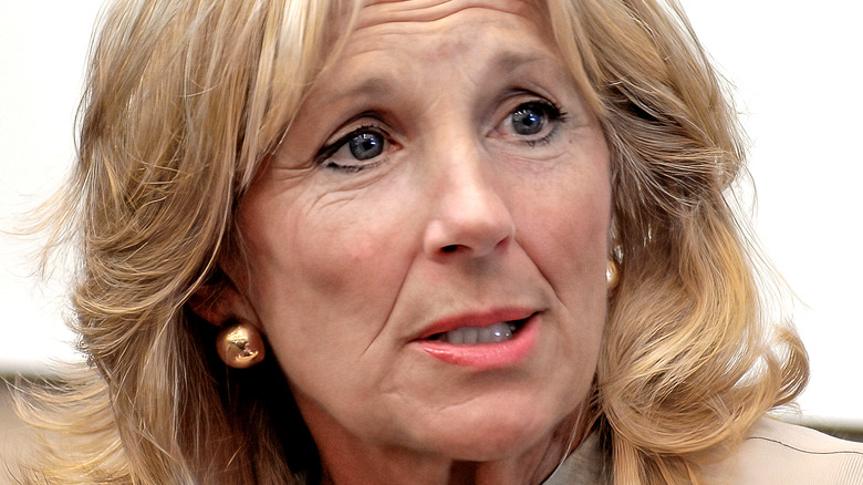 Jill Biden posing 