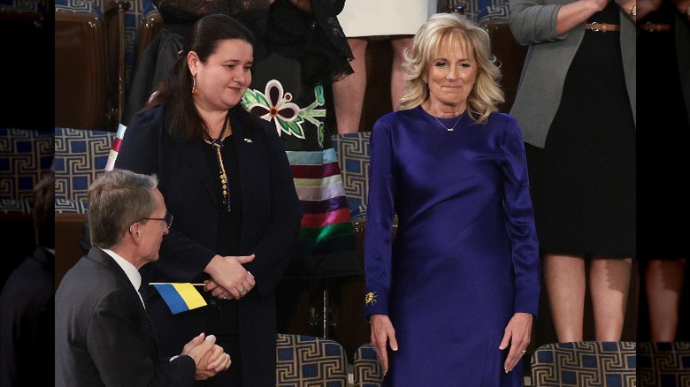 Jill Biden and Oksana Markarova