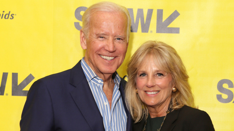 Joe and Jill Biden smiling