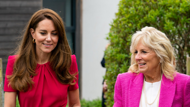 Jill Biden and Kate Middleton in Cornwall