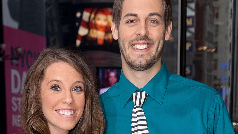 Jill Duggar and Derick Dillard smiling