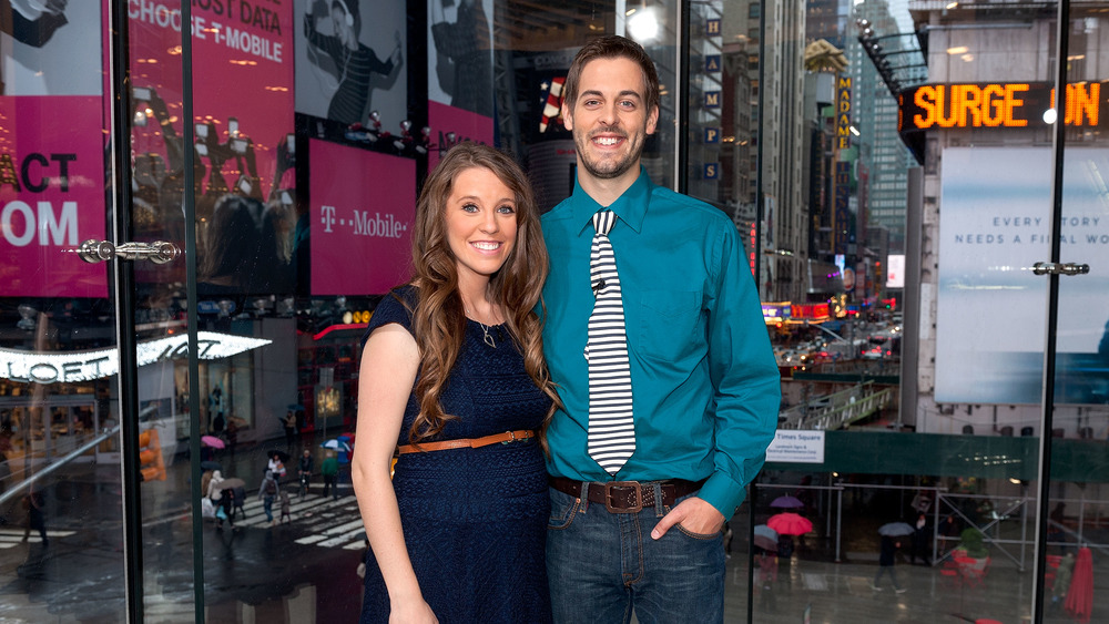 Jill Duggar and Derick Dillard smiling