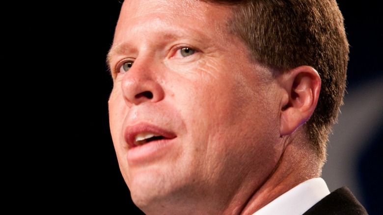 Jim Bob Duggar looking away from the camera